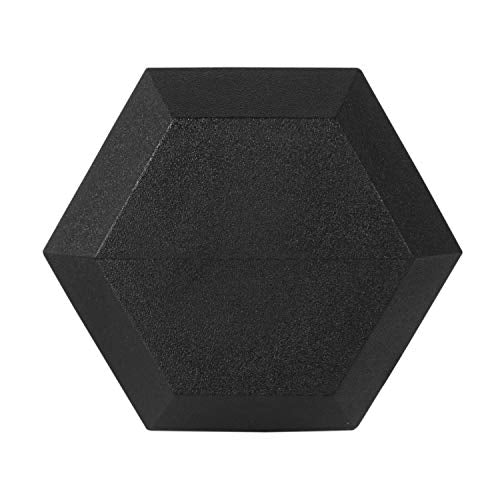 WF Athletic Supply Rubber Coated Hex Dumbbell Set Non-Slip Hex Shape - 200LB Dumbbells Set