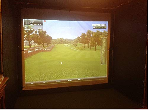SPECTRUM GOLF SIMULATORS Golf Cage 10x15x10 with Net, Panels, Pads, and Screen