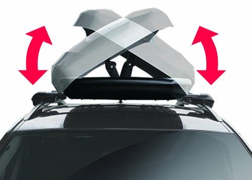INNO Advanced Car Racks Wedge Plus 865 13 cuft Matte Black