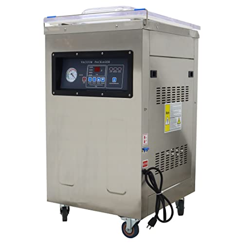 TECHTONGDA Vacuum Seal Machine Stainless Steel Single Chamber 16inch Multicolor