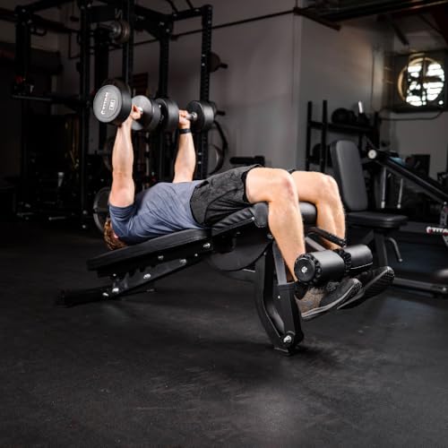 Titan Fitness Adjustable FID Bench Black