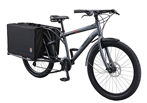 Mongoose Envoy Cargo Bike 26-Inch Grey