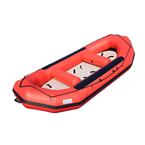 BRIS 1.2mm 13ft Inflatable White Water River Raft Red