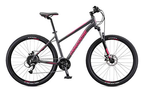Mongoose Switchback Comp Hardtail Mountain Bike 18-Speed 27.5-Inch Medium Grey