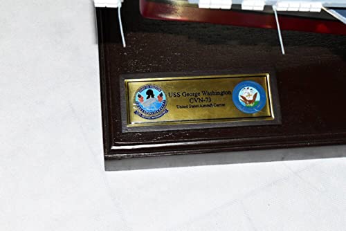 Squadron Nostalgia LLC USS George Washington CVN-73 Nimitz Class Aircraft Carrier Model Multicolor