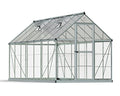 Palram Canopia 6x14 Walk-In Greenhouse Silver