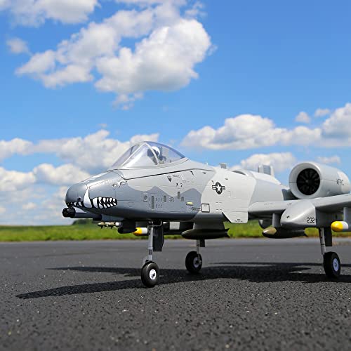 E-flite RC Airplane A-10 Thunderbolt II Twin 64mm EDF BNF Multicolor