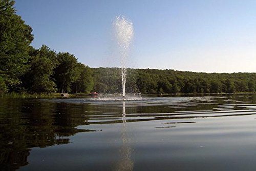 Fawn Lake Fountains Model SF50 1/2 HP Pond Fountain with 7 Patterns, 100ft Cord
