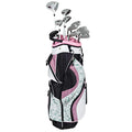 Founders Club Women's Ladies Complete Golf Set (16 Piece) Standard or Petite Length Right Handed Rose