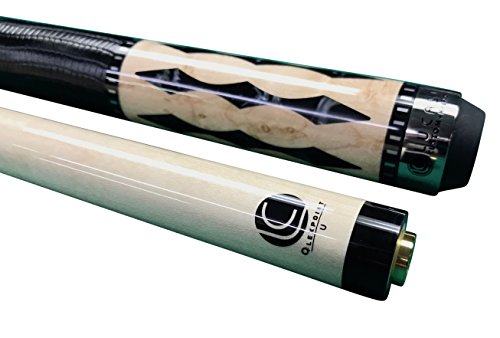 LUCASI Custom+Hybrid LZ2004BK Pool Cue Stick with Zero Flexpoint Low Deflection Shaft & Uni-loc Quick Release Joint + Rage Heavy Hitter Break CUE