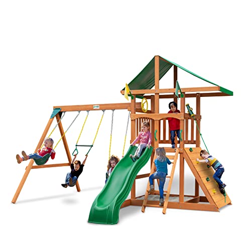 Gorilla Playsets Avalon Wooden Swing Set Cedar