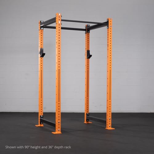 Titan Fitness X-3 Series 80" Orange Bolt-Down Power Rack