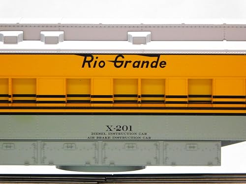 Lionel Rio Grande Training Car #X201 O Gauge Multicolor