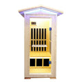 Daleyzay One Person Far Infrared Sauna Natural Finnish Spruce
