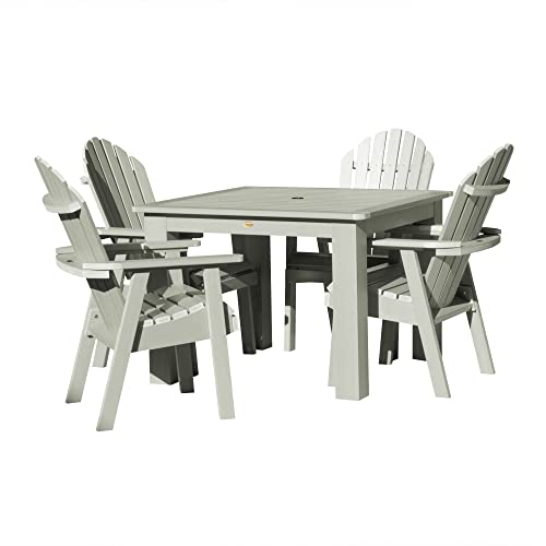 Highwood Hamilton 5-Piece Square Dining Set Eucalyptus