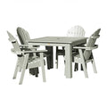 Highwood Hamilton 5-Piece Square Dining Set Eucalyptus