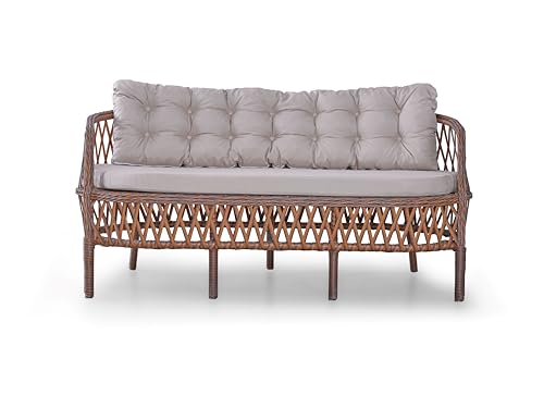 Angora Maestro Rattan Outdoor Furniture Set Brown