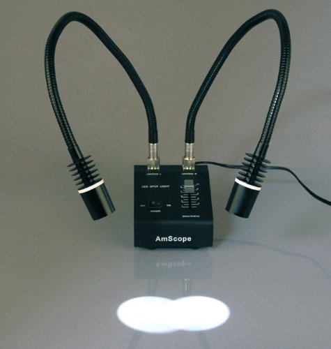 AmScope Digital Trinocular Stereo Zoom Microscope 7X-45X Magnification with 1.3MP Camera
