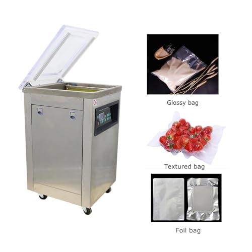 BEILOCKERY 110V 900W Digital Display Vacuum Packaging Machine Stainless Steel 15.7 inch Sealing Length