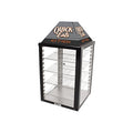 Global Solutions Countertop Heated Food Merchandiser GS1400-25-2 with Four Shelves, Pass-Thru Design