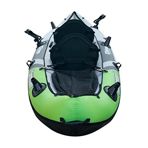 Elkton Outdoors Inflatable Fishing Kayak Green