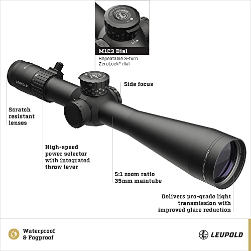 Leupold Mark 5HD 7-35x56mm M1C3 FFP Riflescope PR2-MOA