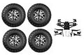 3G Deluxe 6" Lift Kit Combo for Club Car DS Golf Carts 1984-2003 with 10" Wolverine