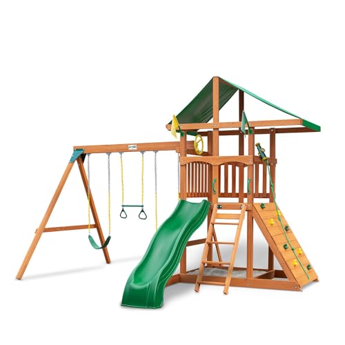 Gorilla Playsets Avalon Wooden Swing Set Cedar