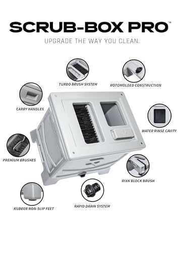 Rixn Golf Golf Club Cleaning Box Storm Gray