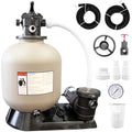 Swimline Pool Sand Filter Pump 24 Inch 1.5 HP Multi
