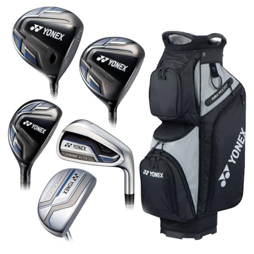 YONEX 2023 EZONE Elite 4.0 Full Set 12 Clubs + 1 Cart Bag Graphite Stiff