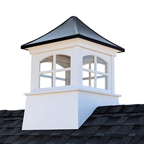 Good Directions Windsor Vinyl Aluminum Roof Cupola 54" x 82" White/Black