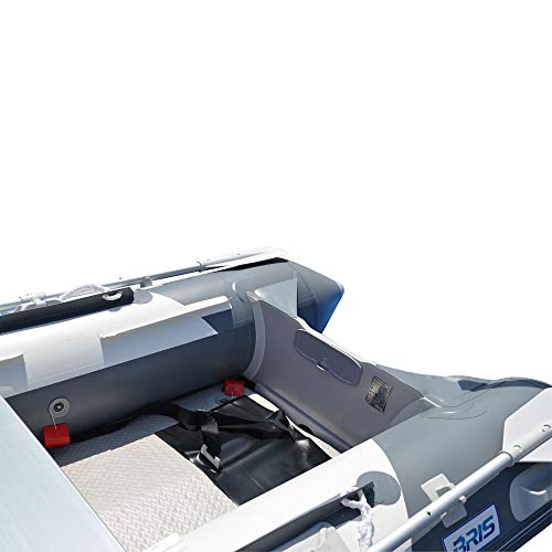 BRIS 10.8 ft Inflatable Boat Dinghy Yacht Tender Raft Gray with White