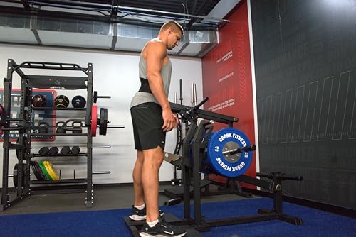 Gronk Fitness Plate Loaded Belt Squat Machine Black