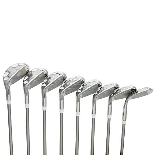 PowerBilt Women's Golf EX-550 Hybrid Iron Set Black