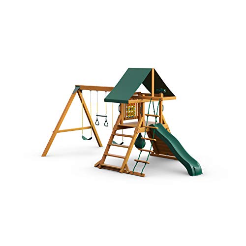 Gorilla Playsets High Point Wood Swing Set Amber