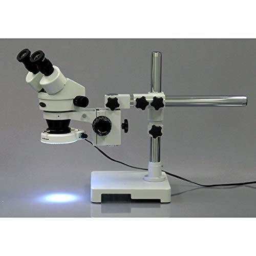 AmScope Professional Binocular Stereo Zoom Microscope 7X-90X White