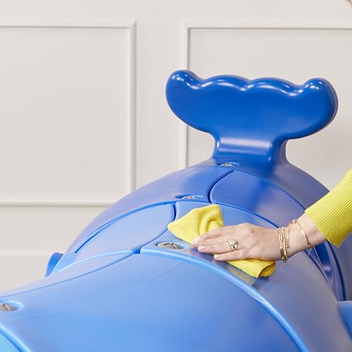 ECR4Kids Willow Climb-N-Crawl Whale Junior Play Structure Blue