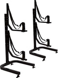 Suspenz Kayak Storage Rack 2-Boat Free Standing - Black
