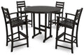 TREX Monterey Bay 5-Piece Bar Set Charcoal Black