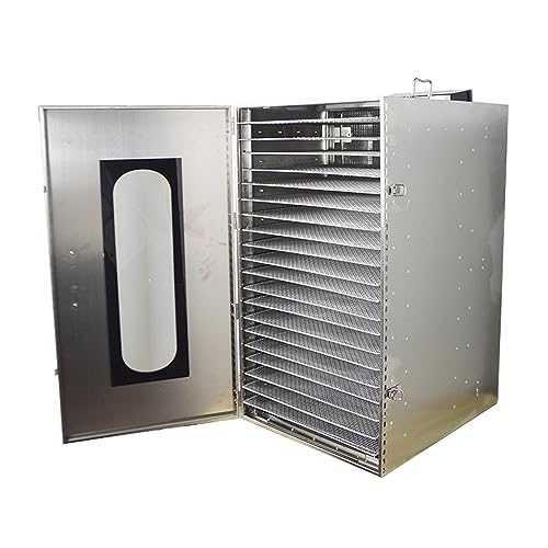 HQHAOTWU 20-Layer Stainless Steel Food Dehydrator Silver