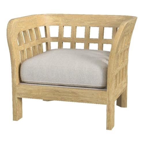 Home Square Outdoor Lounge Chair Set of 2 Natural Finish