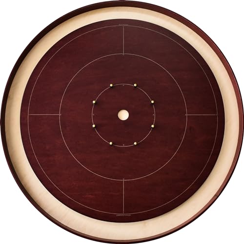 Crokinole Canada The Red Maple Tournament Style Crokinole Board Game Set Red