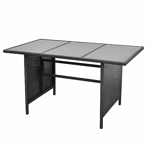 Xinxinxiang 4 Piece Outdoor Patio Furniture Set with Cushions Black