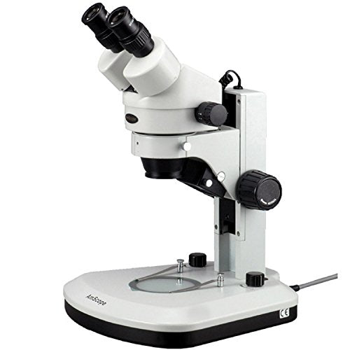 AmScope Professional Binocular Stereo Zoom Microscope White