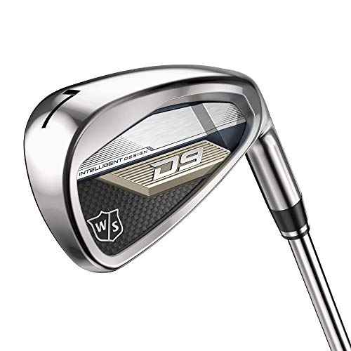 Wilson Staff D9 Iron Golf Set Men's Right Hand Standard Length Graphite Regular Flex 5-PW Gap Wedge Gray