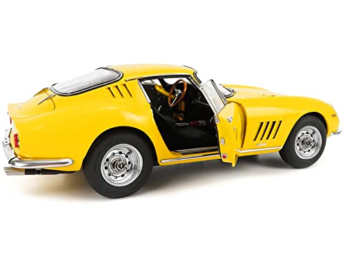 CMC 1966 Ferrari 275 GTB/C Modena Yellow 1/18 Diecast Model Car Limited Edition