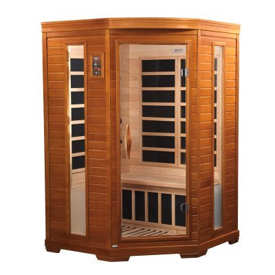 Dynamic Infrared "Heming" 2-Person Corner Low EMF Far Infrared Sauna
