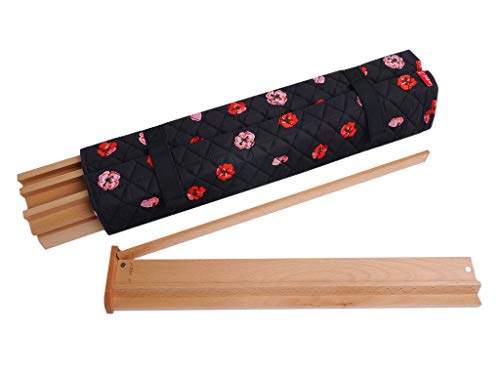 Linda Li American Mahjong Set Artisan Collection Butterfly Series Black Poppy Bag