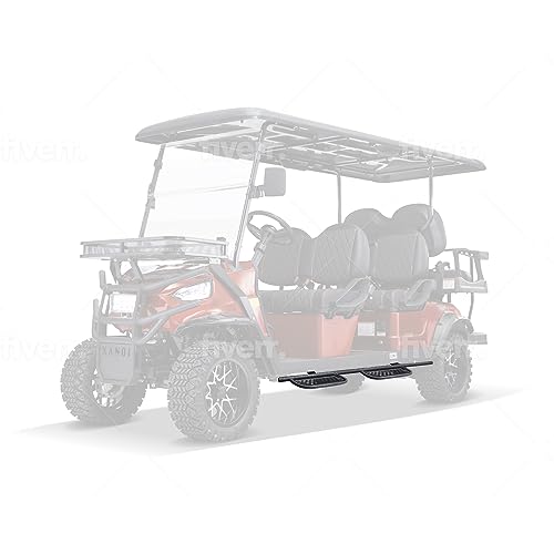 Kandi Running Board Set for 6 Person Electric Golf Cart